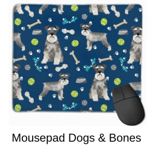 Mousepad Dogs & Bones